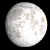 Moon Phase = 0.4064 Waxing Gibbous