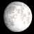 Moon Phase = 0.3988 Waxing Gibbous