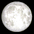 Moon Phase = 0.4803 Full Moon