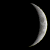 Moon Phase = 0.1313 Waxing Crescent